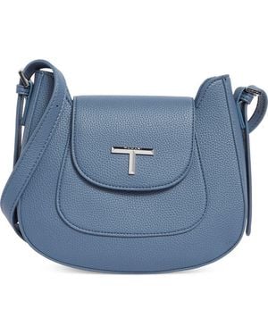 Tahari Fulton Faux Leather Crossbody Bag - Blue