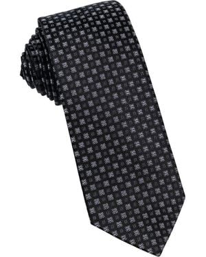 W.r.k. Neat Silk Tie - Black