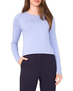 Halogen® Crewneck Long Sleeve T-Shirt - Blue
