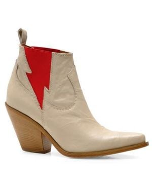 Free People Flash Western Chelsea Boot - White