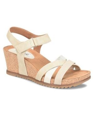 EuroSoft Talia Wedge Sandal - Natural