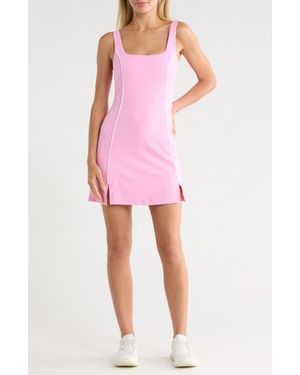 90 Degrees Marilyn Interlock Dress - Pink