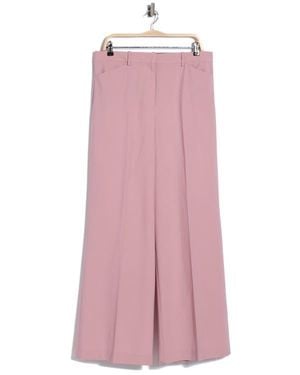 Theory Terena Stretch Virgin Wool Pants - Pink