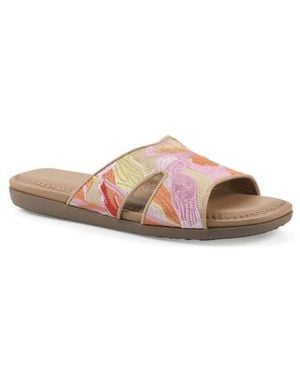 White Mountain Frankly Slide Sandal - Pink