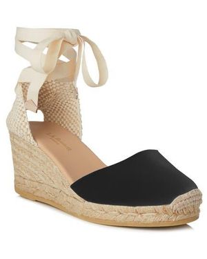 LK Bennett Maureene Closed Toe Platform Espadrille Sandal - Metallic
