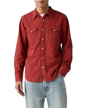 Levi's Classic Western Standard Button-Up Shirt - Red