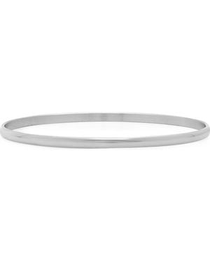 Steeltime Slim Bangle - White