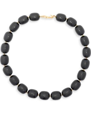 Kenneth Jay Lane Bead Necklace - Black