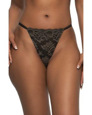 Felina Lace Thong - Brown