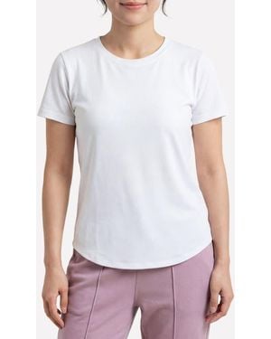 Skechers Gowalk Luxe Rib T-Shirt - White