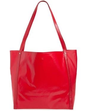 Rag & Bone Jet Coated Canvas Tote - Red