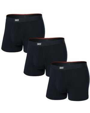Saxx Underwear Co. Vibe 3-Pack Trunks - Black