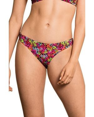 Maaji Monet Flirt Reversible Bikini Bottoms - Pink