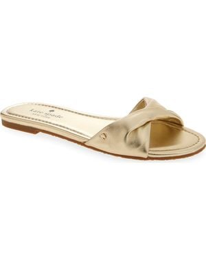 Kate Spade Miley Slide Sandal - Metallic