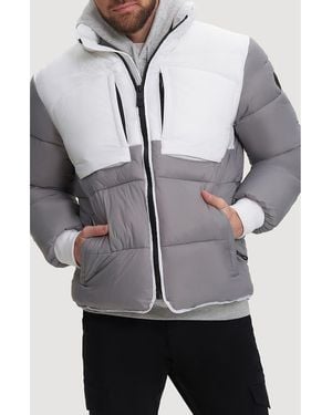 Noize Atlas Hooded Puffer Jacket - Gray