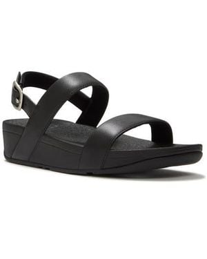 Fitflop Flowrise Wedge Sandal - Black