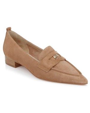 L'Agence Maelys Pointed Toe Penny Loafer - Brown