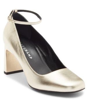 Longchamp Block Heel Pump - Multicolor
