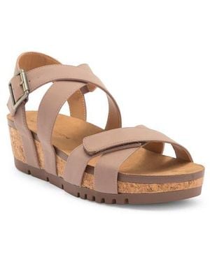 Adrienne Vittadini June Platform Wedge Sandal - Multicolor