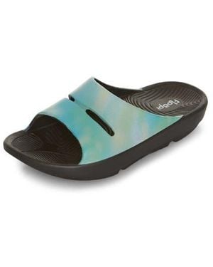 FLOOPI Sophie Comfort Slide Sandal - Green