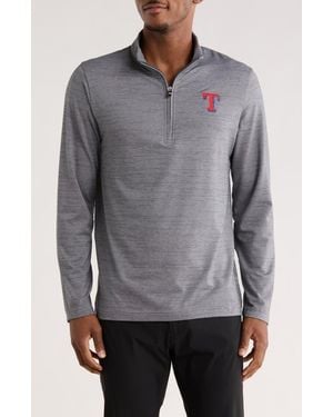 Travis Mathew The Heater Quarter Zip Pullover - Gray