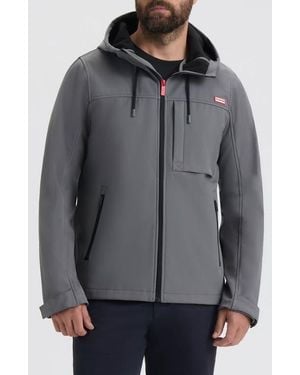 HUNTER Kolmen Water Repellent Softshell Utility Jacket - Gray