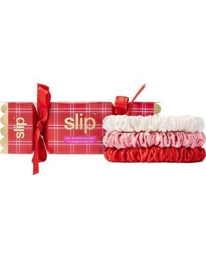Slip Skinny Silk Scrunchies - Red