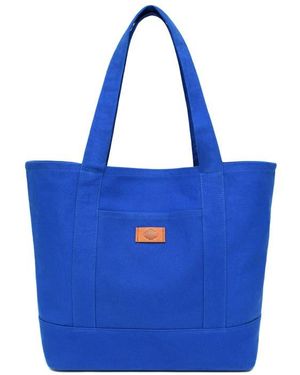 New Amsterdam Leatherworks Kylee Canvas Tote - Blue