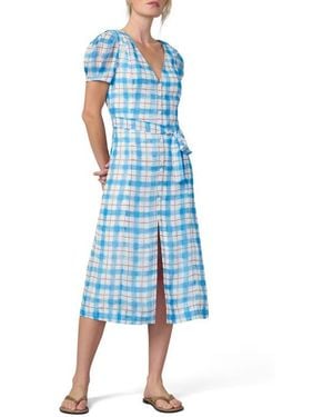Joe's Jeans The Halle Button Front Midi Dress - Blue