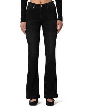 Mavi Sydney Mid Rise Flare Jeans - Black