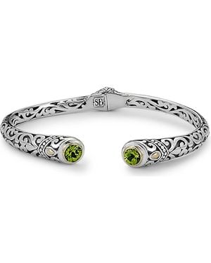Samuel B. Bali Design Tipped Bangle - Multicolor