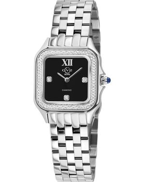 Gevril Milan Diamond Dial Bracelet Watch, 27.5Mm - Black