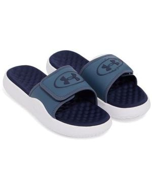 Under Armour Ignite Pro 8 Slide Sandal - Blue