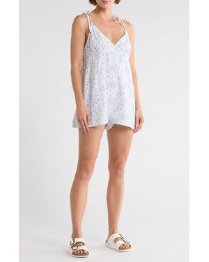 Florence By Mills Organic Cotton Romper - Blue