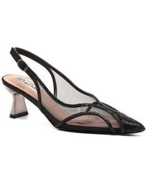 Lady Couture Fancy Slingback Pump - Black