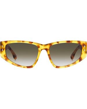 Isabel Marant 57Mm Rectangle Sunglasses - Yellow