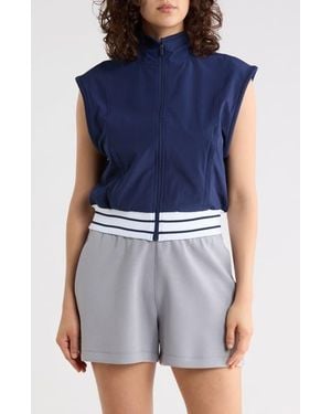 90 Degrees Fleece Inside Club Vest - Blue