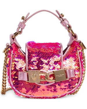 Kurt Geiger Micro Kingsley Hobo Crossbody Bag - Pink