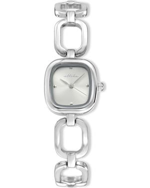 Ettika Square Link Bracelet Watch - Metallic
