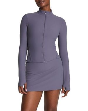 Spanx Spanxsmooth Onform Full Zip Jacket - Purple