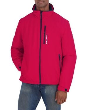 Nautica Poly Sailing Jacket - Red