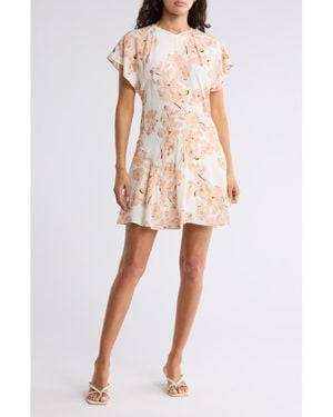 Joie Hunter Floral Shift Dress - Natural