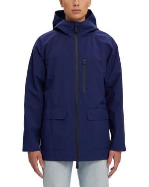 Noize Oliver Water Resistant Hooded Jacket - Blue