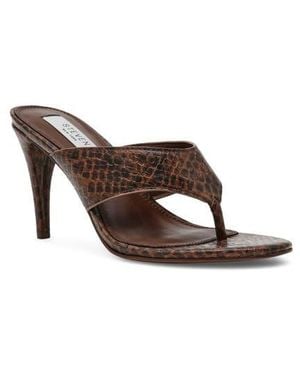 Steven New York Alden Toe Post Sandal - Brown
