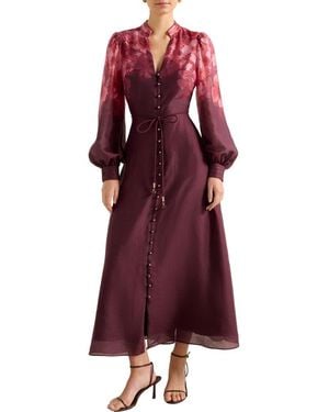 EVER NEW Camilla Long Sleeve Maxi Dress - Red
