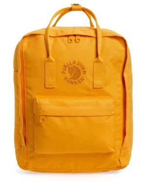 Fjallraven Re-Kånken Water Resistant Backpack - Orange