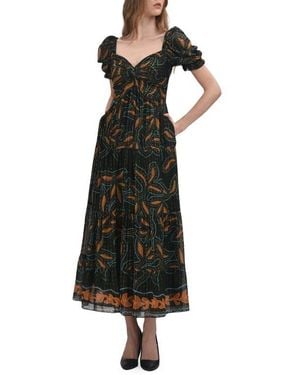 CELINA MOON Ebony Maxi Sundress - Black