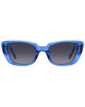 Kate Spade 51Mm Fabia Cat Eye Sunglasses - Blue
