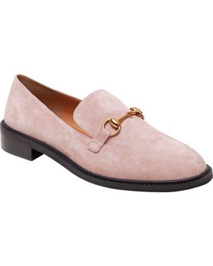 Lisa Vicky Zany Blush Leather Loafers - Pink