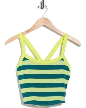 Free People Fp Movement All Clear Stripe Camisole - Blue
